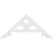 Ekena Millwork Pitch Brontes Architectural Grade PVC Gable Pediment, 36"W x 16 1/2"H x 1"P (11/12) GPP036X017X100BRO - alternate 2
